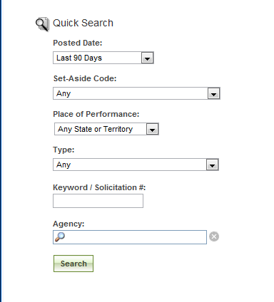 Search Interface